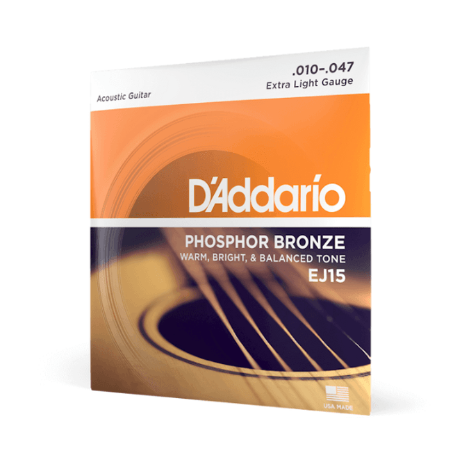 Hovedbilde D'Addario EJ15 010 Phosphor Bronze